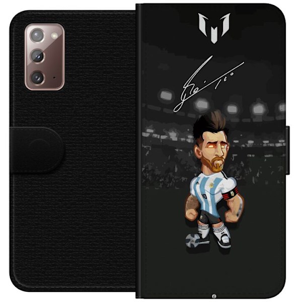 Samsung Galaxy Note20 Tegnebogsetui Messi