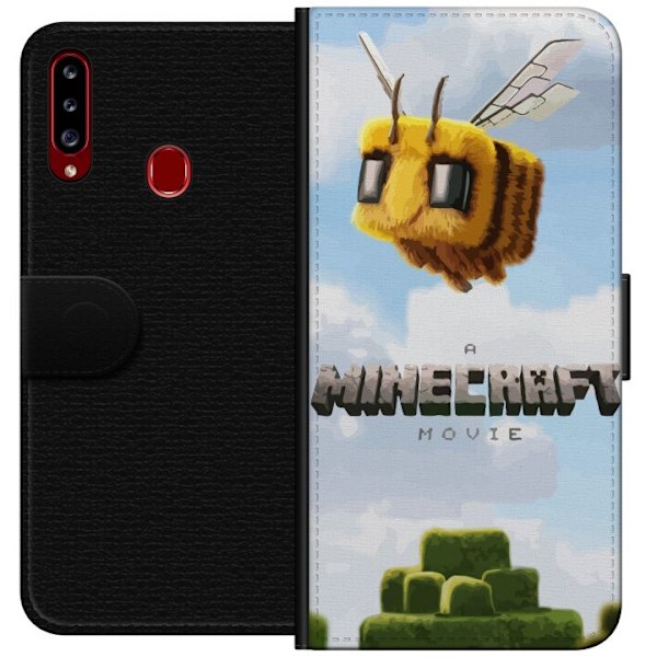 Samsung Galaxy A20s Tegnebogsetui A Minecraft Movie
