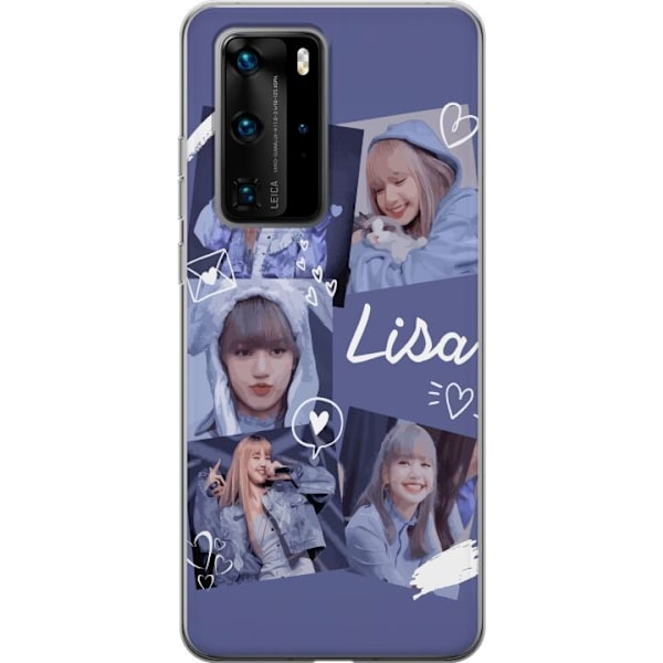 Huawei P40 Pro Läpinäkyvä kuori Lisa Blackpink – Aesthetic K-pop Queen