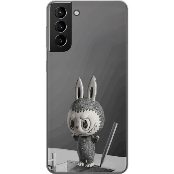 Samsung Galaxy S21+ 5G Läpinäkyvä kuori Pop Mart MEGA LABUBU LABUBU Sketch 1000%