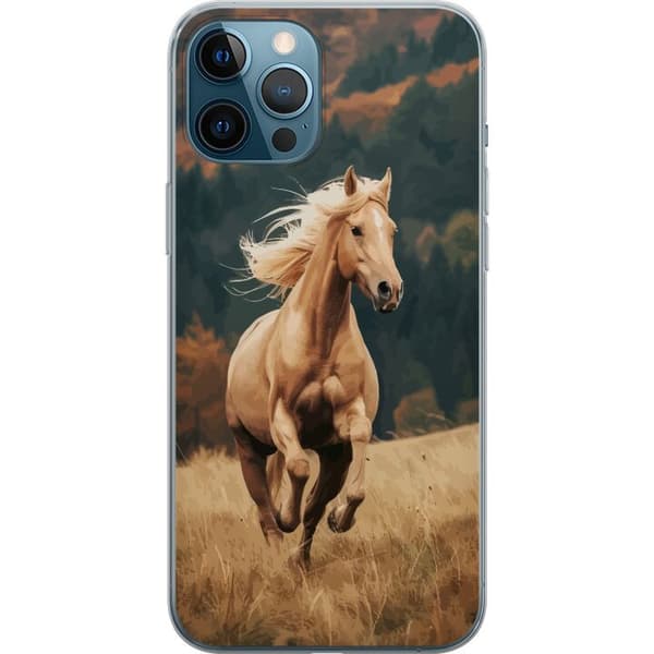 Kompatibelt Mobildeksel til Apple iPhone 12 Pro Max Løpende Hest