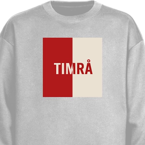 Sweatshirt för Vuxen | Klassisk Collegetröja Timrå – Hock grå XXL
