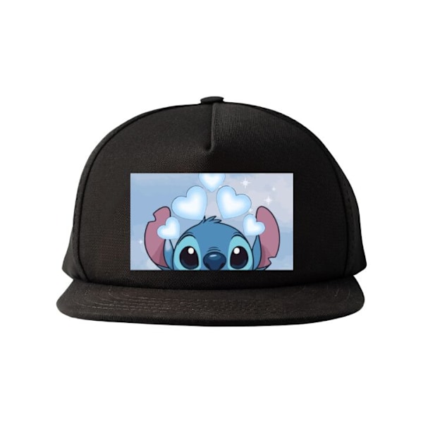 Snapback til Voksen | Justerbar Kasket Stitch Hoppende Glæde sort one size