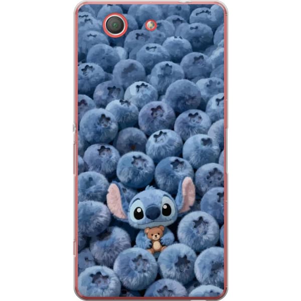Kompatibelt Mobildeksel til Sony Xperia Z3 Compact Blå figur bland blåbär blå
