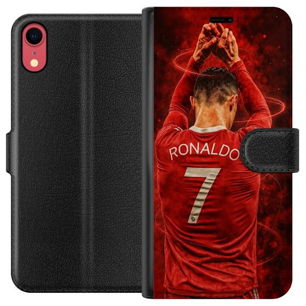 Apple iPhone XR Lompakkokotelo Ronaldo