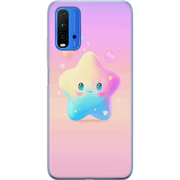 Xiaomi Redmi Note 9 4G Gennemsigtig cover Stjerne