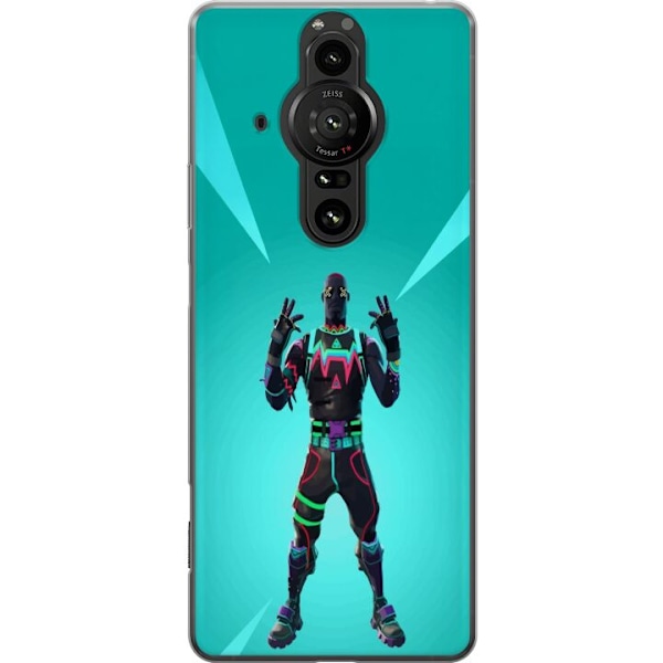 Sony Xperia Pro-I Gjennomsiktig deksel svart ridder fortnite