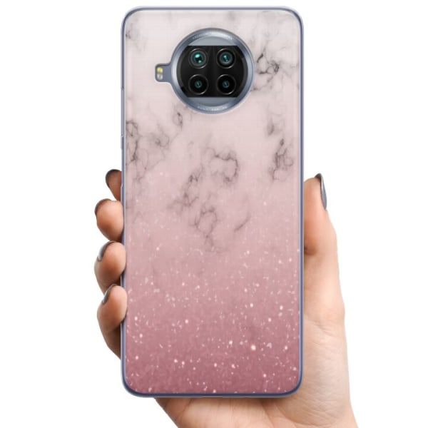 Xiaomi Mi 10T Lite 5G TPU Mobildeksel Myk rosa marmor