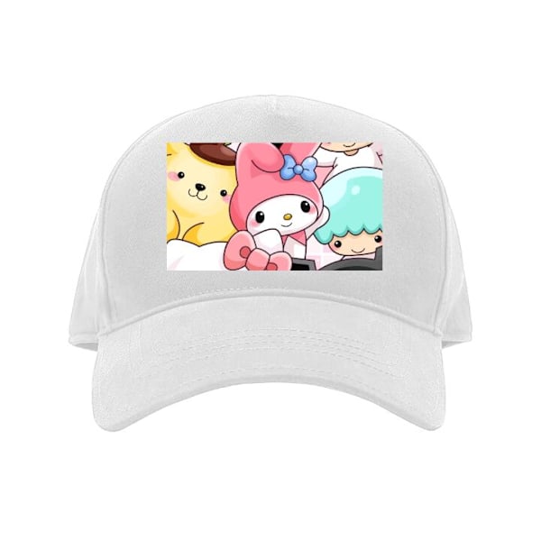 Keps för Vuxen | Klassisk Justerbar Keps Kawaii Sanrio Crew vit Vuxen