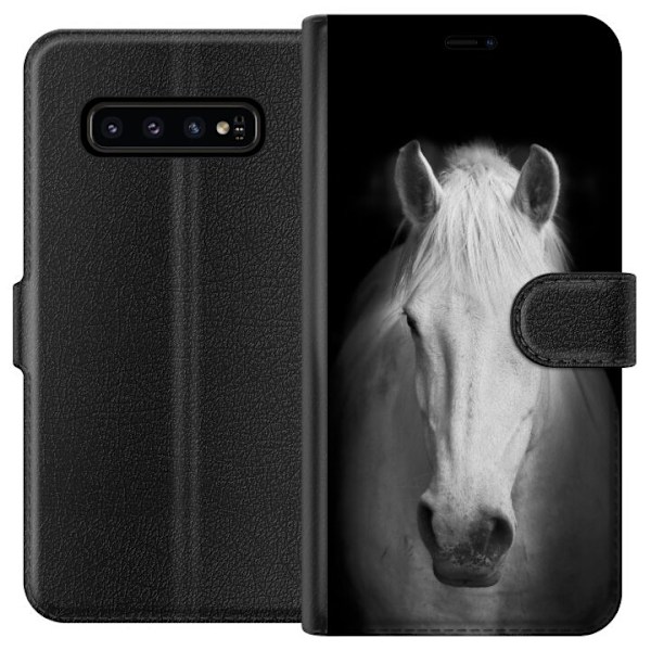 Samsung Galaxy S10 Tegnebogsetui Hest