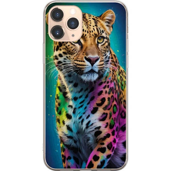 Apple iPhone 11 Pro Läpinäkyvä kuori Leopard