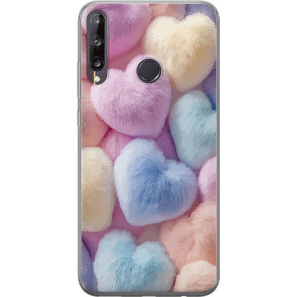 Huawei P40 lite E Läpinäkyvä kuori Sydämet Rakkaus Graafinen Suunnittelu Romanttinen Teema Suosittu Symboli Graafinen Malli Koristelu
