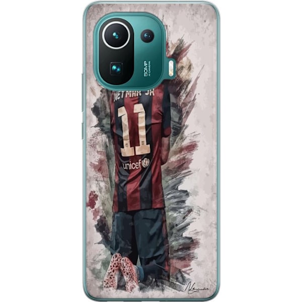 Xiaomi Mi 11 Pro Läpinäkyvä kuori Neymar