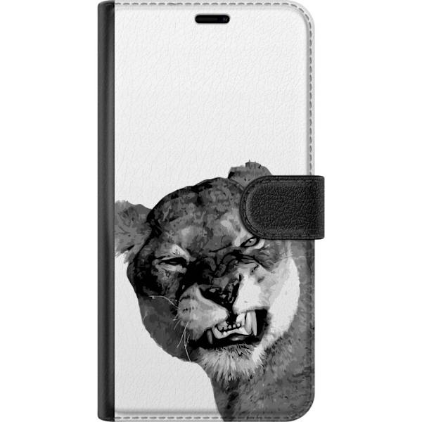 OnePlus 8 Pro Lompakkokotelo Leijona Taiteellinen Eläinaihe Afrikkalainen Tyyli Viidakon Tunnelma Graafinen Suunnittelu Kotikoristeet Eläintema
