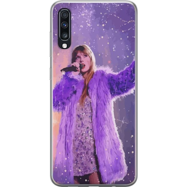 Samsung Galaxy A70 Genomskinligt Skal Taylor Swift