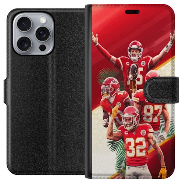 Apple iPhone 16 Pro Max Tegnebogsetui Kansas City Chiefs (NFL)