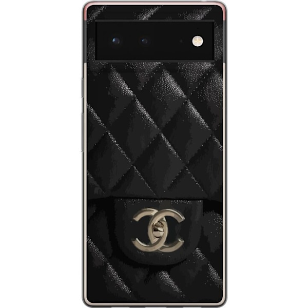 Google Pixel 6 Läpinäkyvä kuori Chanel Musta