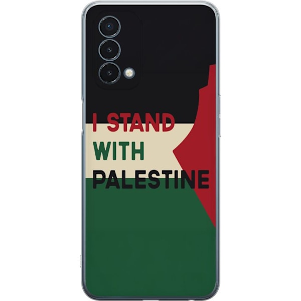 OnePlus Nord N200 5G Genomskinligt Skal Stand with Palestine – solidaritetsdesign med starkt budskap