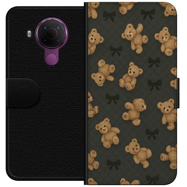 Nokia 5.4 Tegnebogsetui Teddy Knus