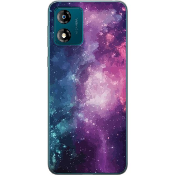 Motorola Moto E13 Läpinäkyvä kuori Nebula