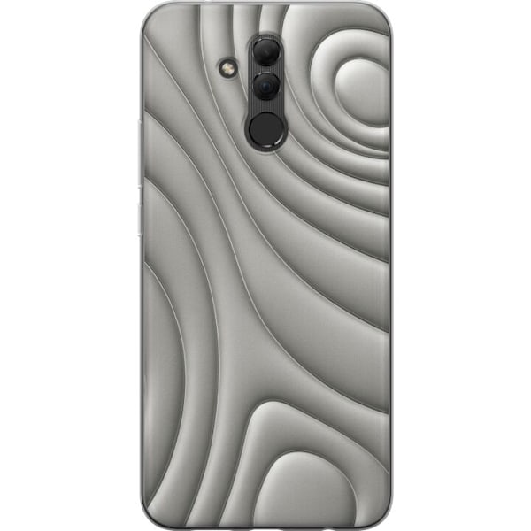 Huawei Mate 20 lite Läpinäkyvä kuori Hopea-aallot