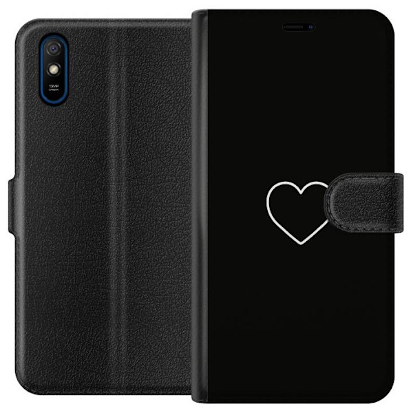 Xiaomi Redmi 9A Tegnebogsetui Hjerte