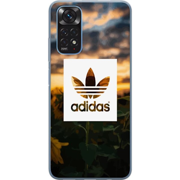 Xiaomi Redmi Note 11 Genomskinligt Skal Adidas