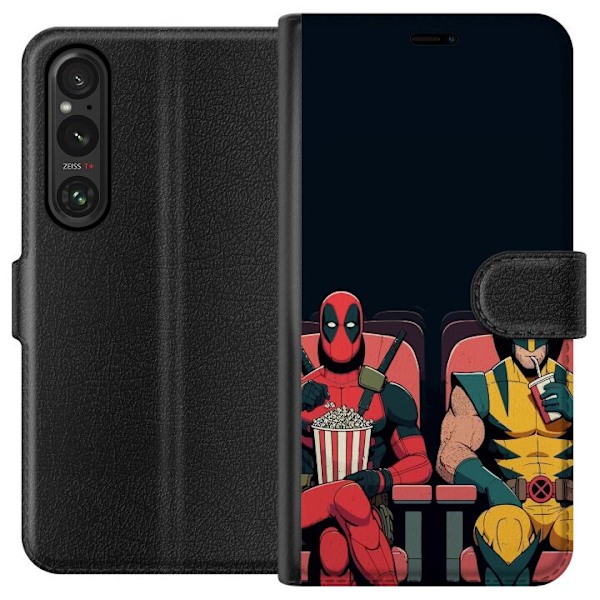 Sony Xperia 1 V Lommeboketui Deadpool & Wolverine