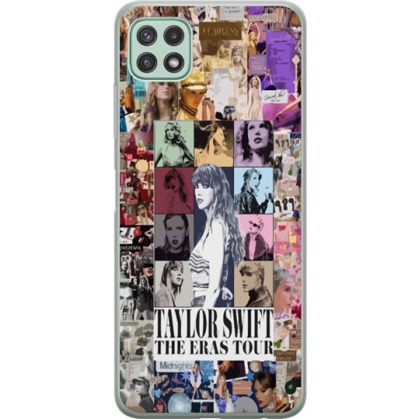Samsung Galaxy A22 5G Gennemsigtig cover Taylor Swift - Eras