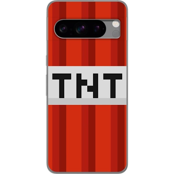 Google Pixel 8 Pro Läpinäkyvä kuori Minecraft TNT
