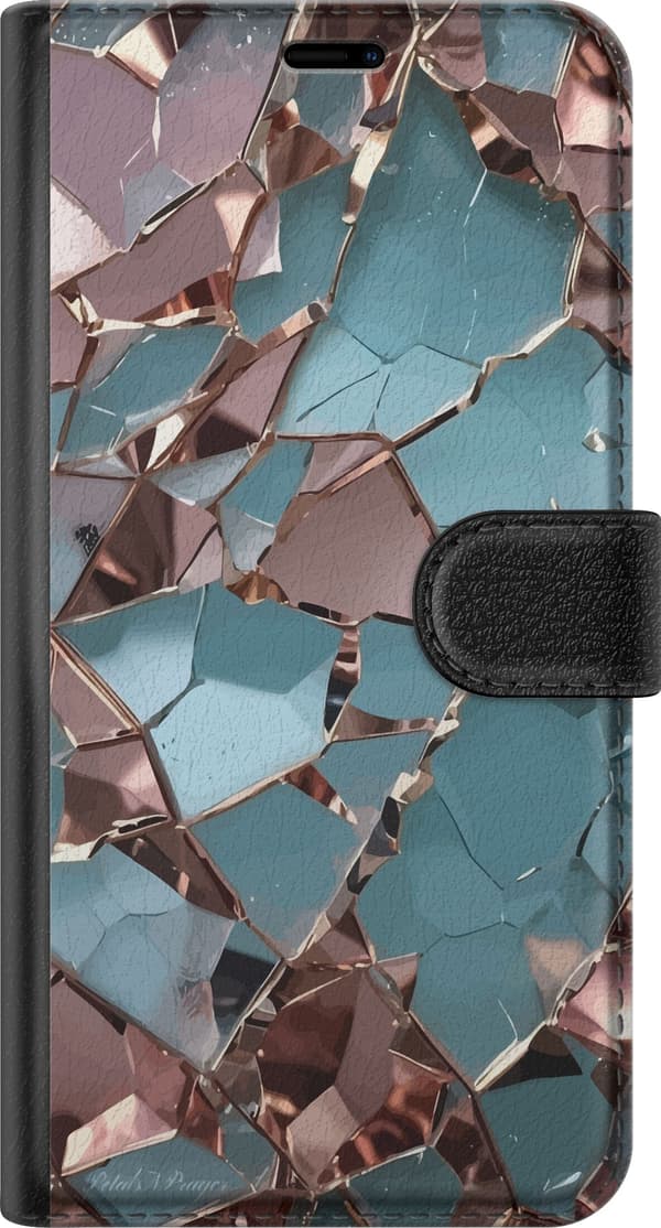 Kompatibelt Plånboksfodral till Apple iPhone 12 Marble Elegance