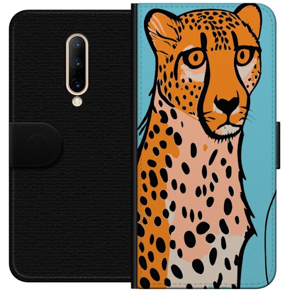 OnePlus 7 Pro Plånboksfodral Surprised Leopard