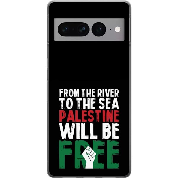 Google Pixel 7 Pro Gennemsigtig cover Fri Palæstina