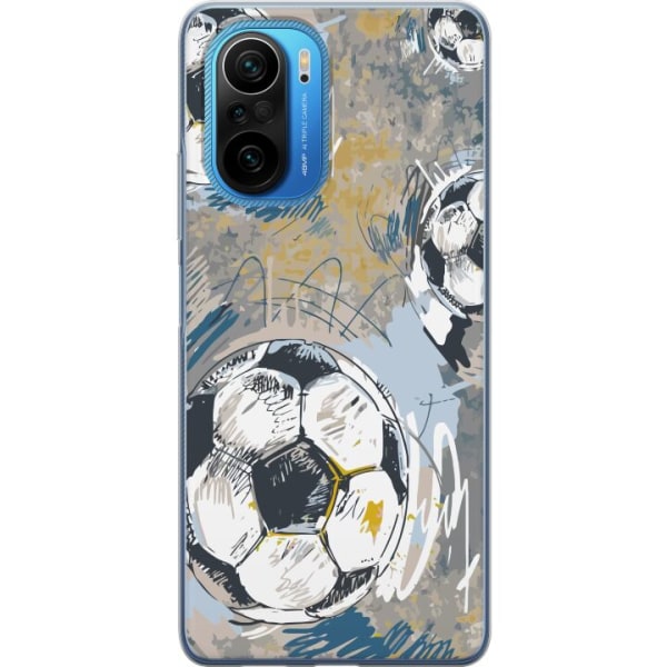 Xiaomi Poco F3 Gennemsigtig cover Fodbold