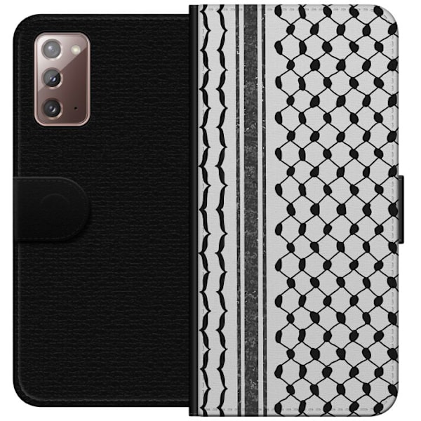 Samsung Galaxy Note20 Lommeboketui Palestinsk mønster - inspi