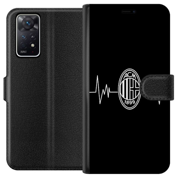 Xiaomi Redmi Note 11 Pro 5G Lommeboketui AC Milan