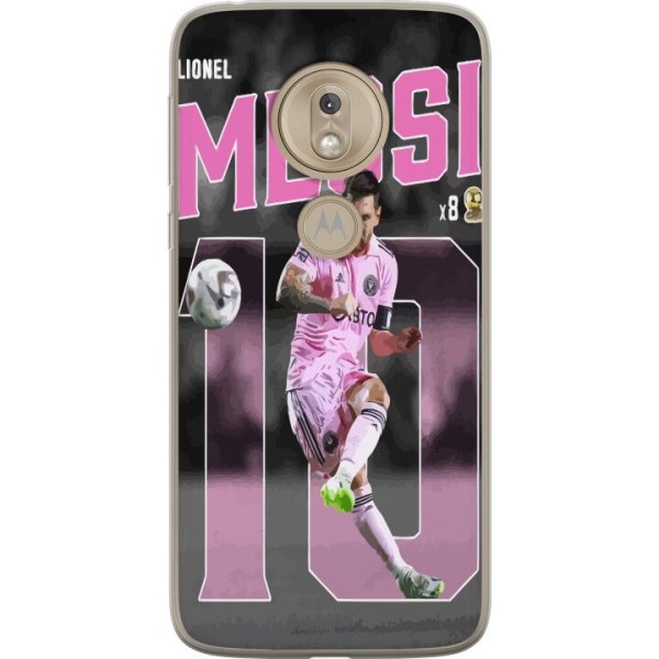 Motorola Moto G7 Play Gennemsigtig cover Lionel Messi
