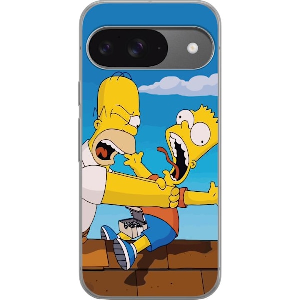 Google Pixel 9 Läpinäkyvä kuori The Simpsons