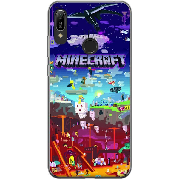 Huawei Y6 (2019) Gennemsigtig cover Minecraft