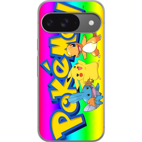 Google Pixel 9 Läpinäkyvä kuori Pokémon