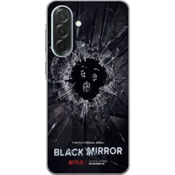 Samsung Galaxy A36 Läpinäkyvä kuori Black Mirror Sci-Fi Net