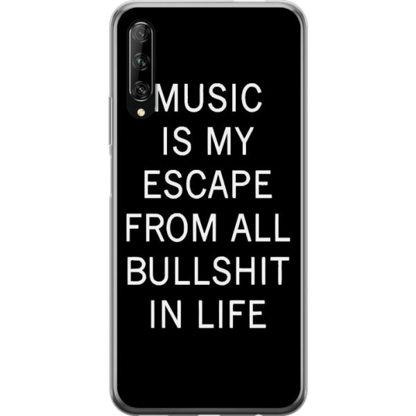 Huawei P smart Pro 2019 Gennemsigtig cover Musik er mit liv