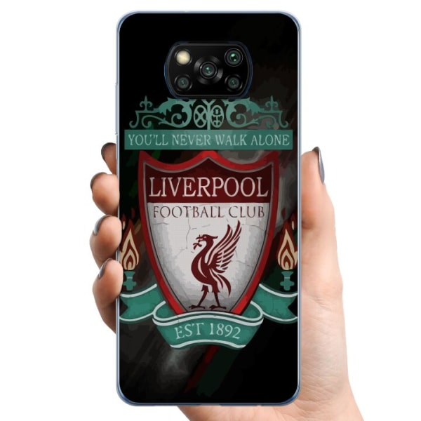 Xiaomi Poco X3 NFC TPU Matkapuhelimen kuori Liverpool L.F.C.