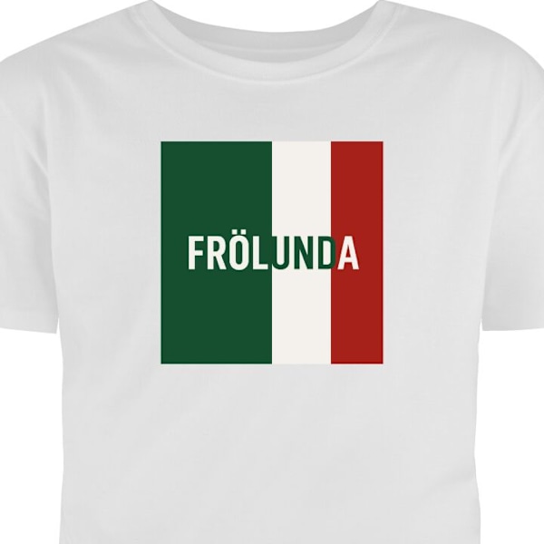 Barn-T-shirt | Bekväm T-shirt för Barn Frölunda – Hockey vit 3-4 År