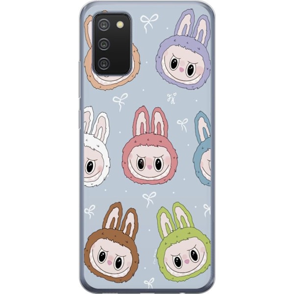 Samsung Galaxy A02s Läpinäkyvä kuori Pastel Labubu