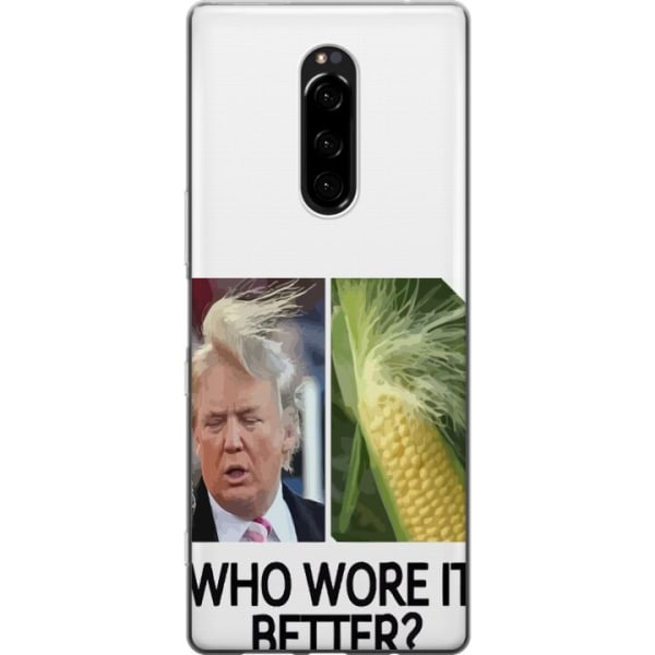 Sony Xperia 1 Gennemsigtig cover Trump