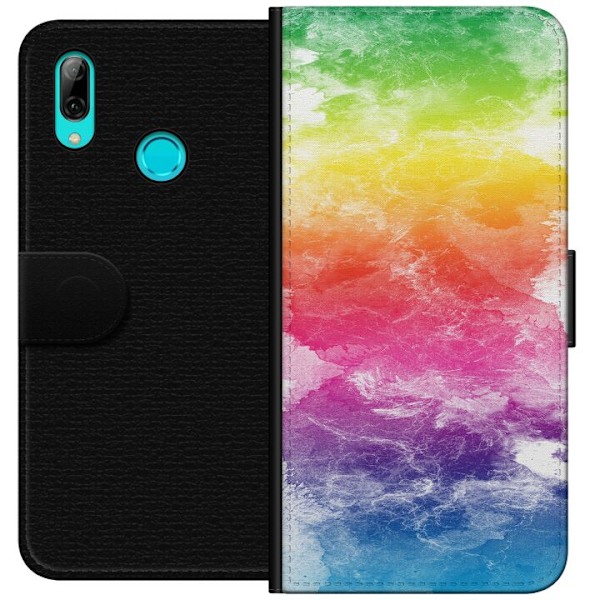 Huawei P smart 2019 Tegnebogsetui Vandfarvet Fade