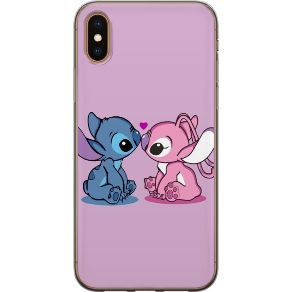 Apple iPhone XS Genomskinligt Skal Lilo and Stitch