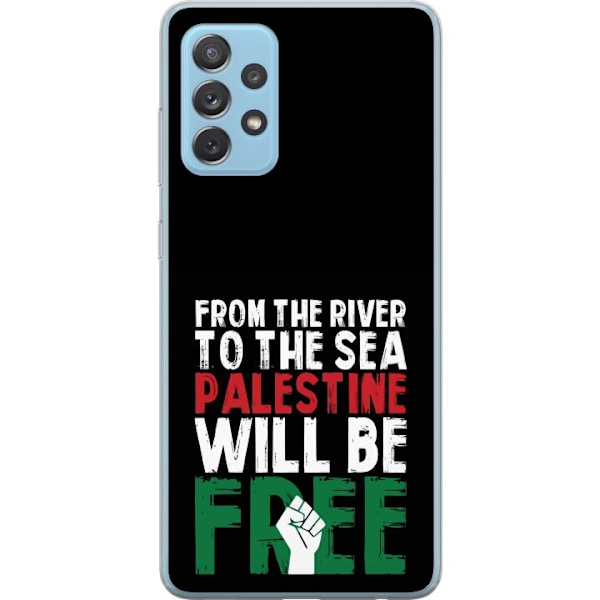 Samsung Galaxy A72 5G Gennemsigtig cover Fri Palæstina