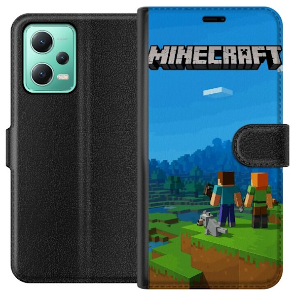 Xiaomi Redmi Note 12 Lommeboketui Minecraft Key Art
